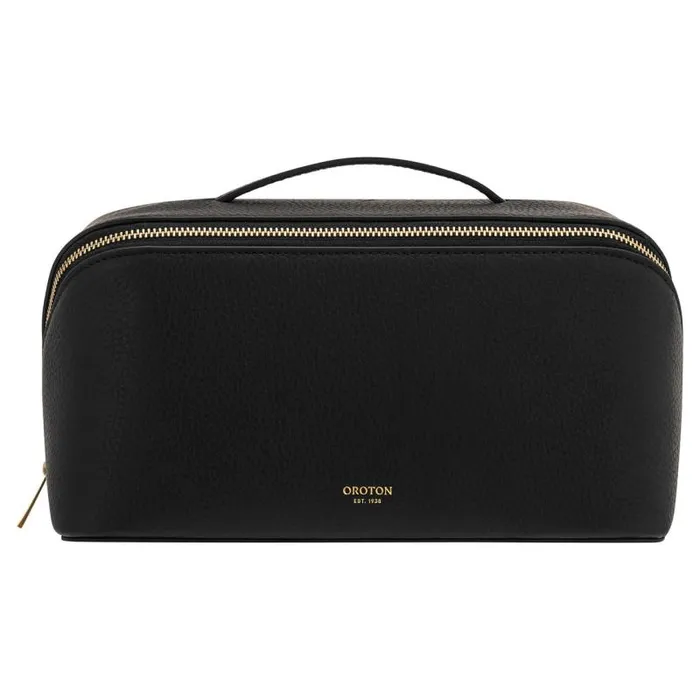Oroton Beauty Cases Accessories Fife Large Beauty Case Black