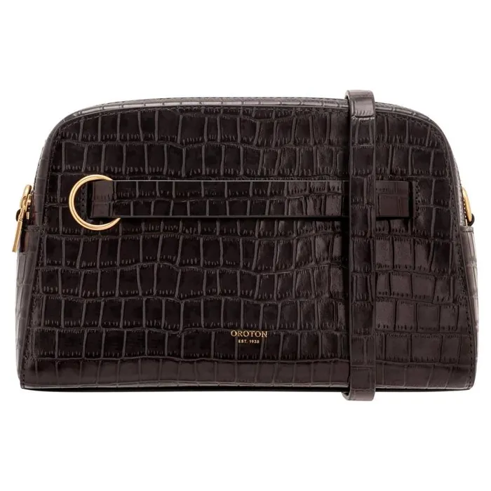 Oroton Crossbody Women Audrey Texture Crossbody Mahogany