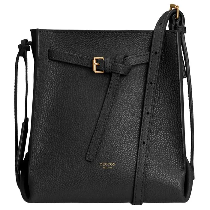 Oroton Crossbody Women Margot Mini Bucket Bag Black