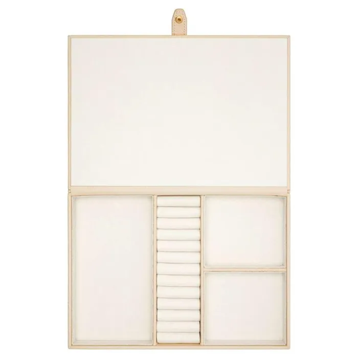 Oroton Jewellery Cases Accessories Indi Large Jewellery Box Ecru