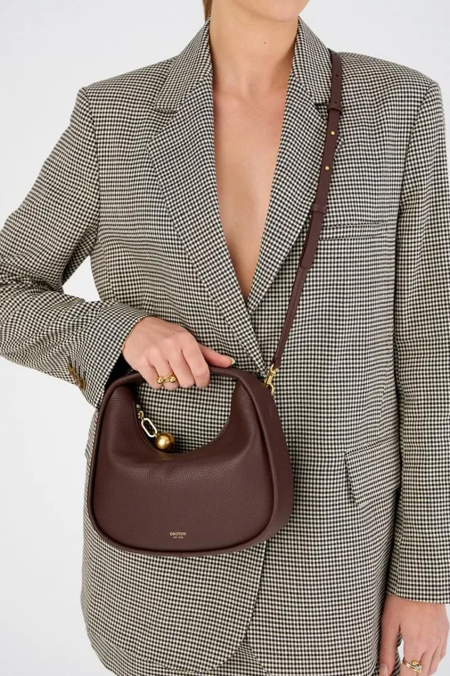 Oroton Mini Bags Women Clara Mini Bag Bear Brown