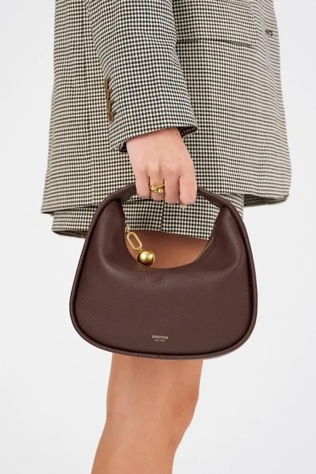 Oroton Mini Bags Women Clara Mini Bag Bear Brown