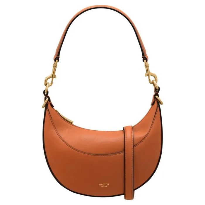 Oroton Sets Women Florence Small Shoulder Bag Cognac