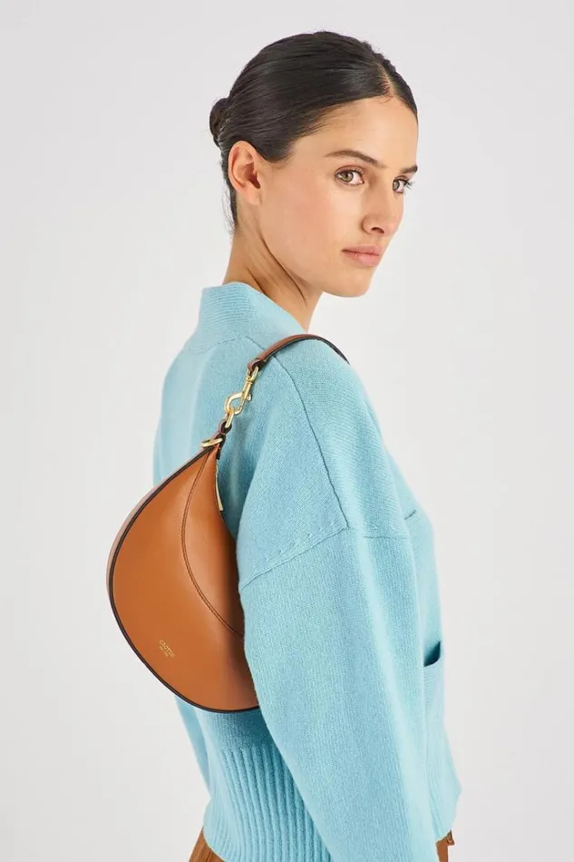 Oroton Sets Women Florence Small Shoulder Bag Cognac