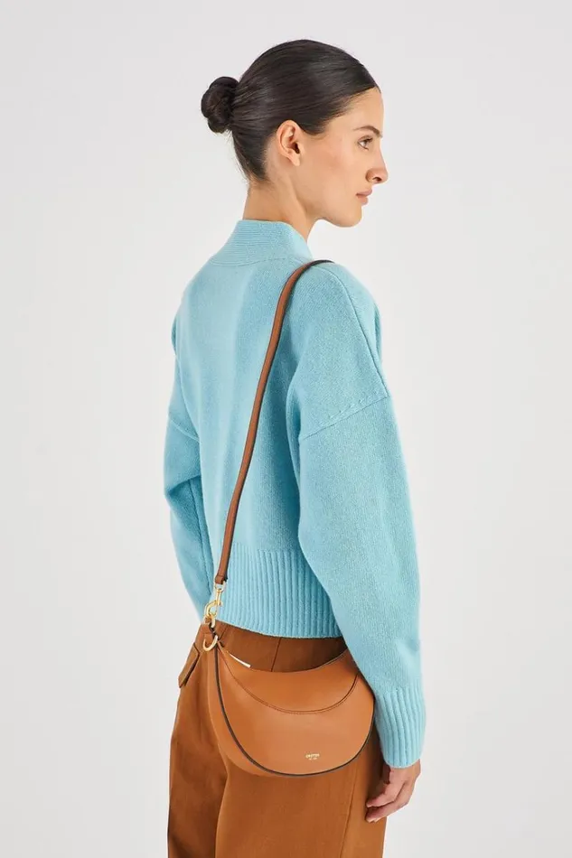 Oroton Sets Women Florence Small Shoulder Bag Cognac