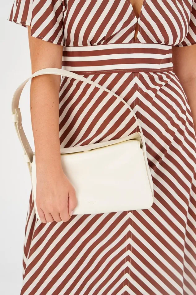 Oroton Shoulder Women Caroline Hobo Paper White
