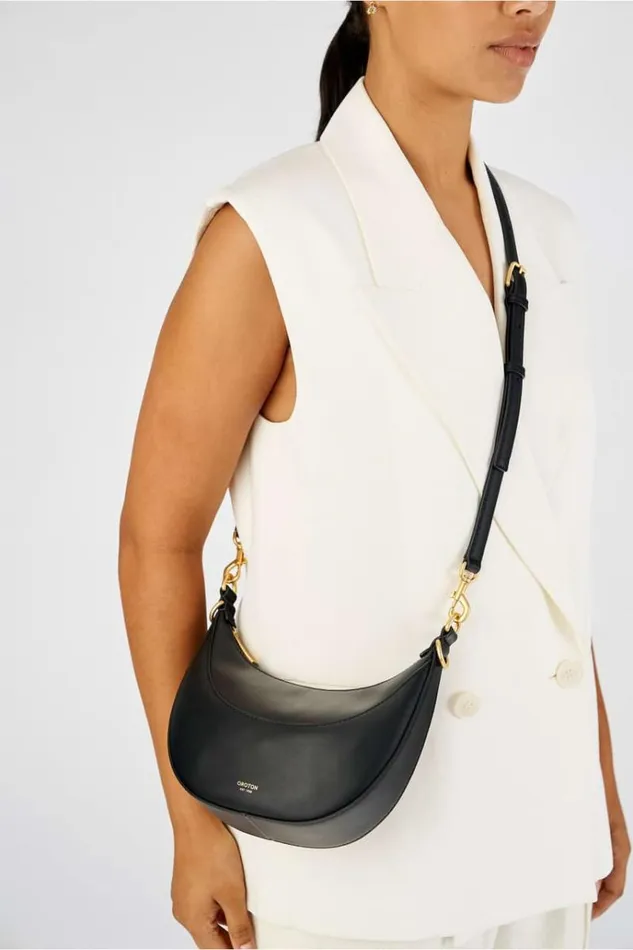 Oroton Shoulder Women Florence Small Shoulder Bag Black