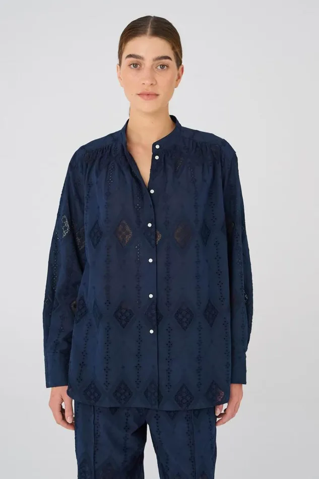 Oroton Tops Women Diamond Lace Tunic North Sea