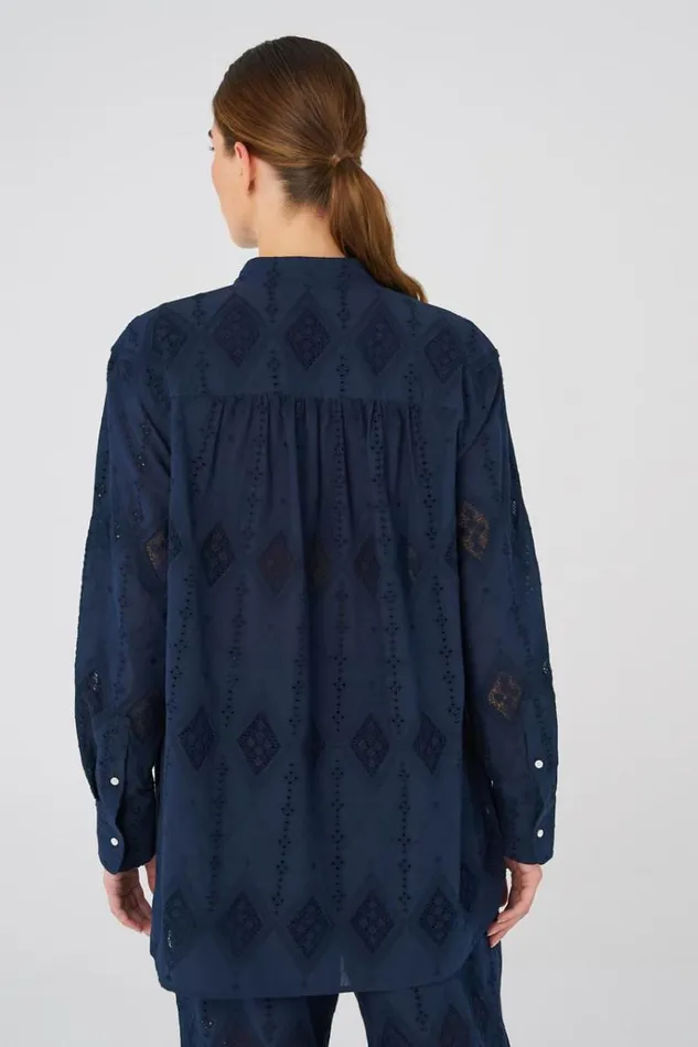 Oroton Tops Women Diamond Lace Tunic North Sea