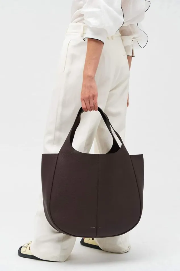 Oroton Work Women Emilia Large Tote Bear Brown