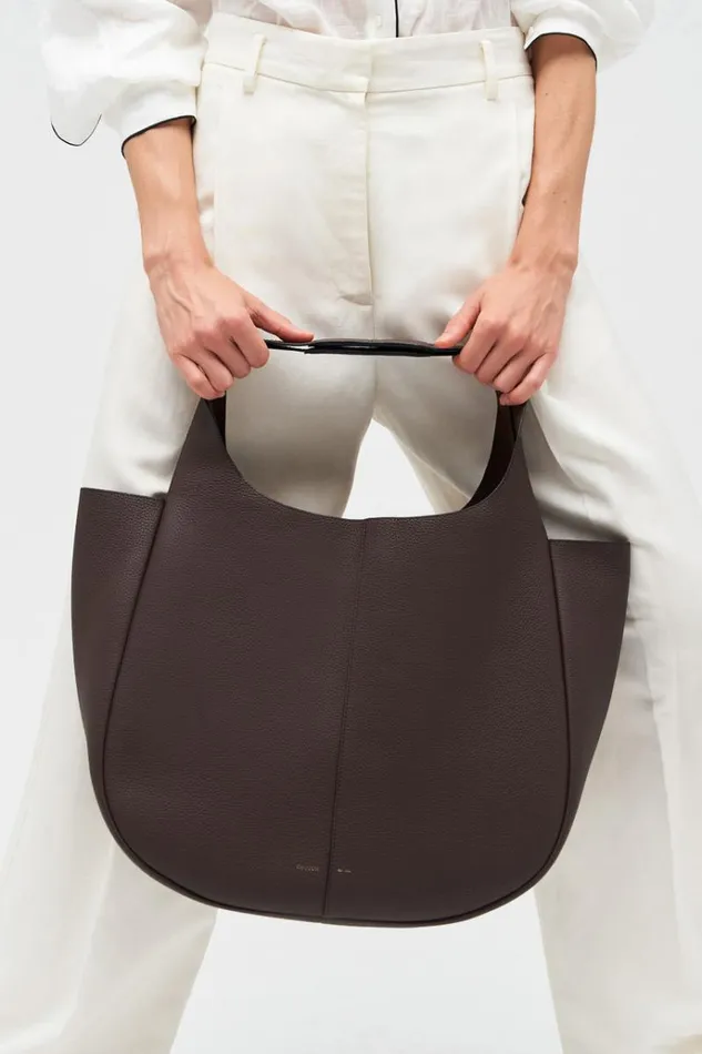 Oroton Work Women Emilia Large Tote Bear Brown