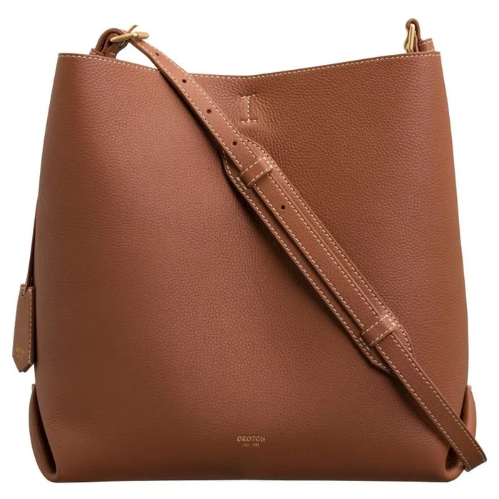 Oroton Work Women Margot Hobo Whiskey