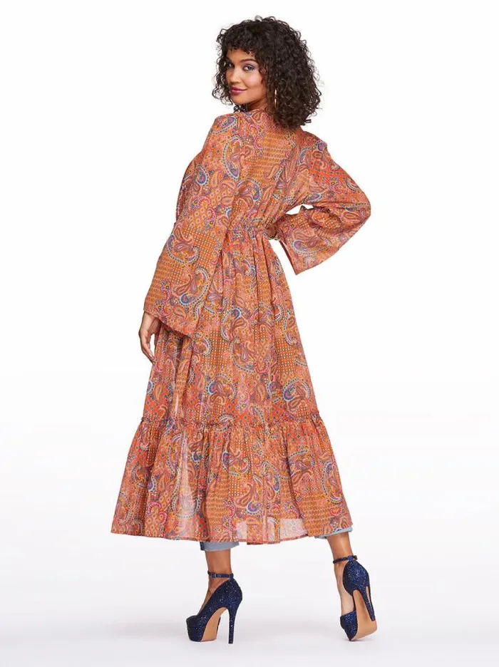 Outerwear Clothing Jessica Simpson Marilyn Duster In Winding Trail
