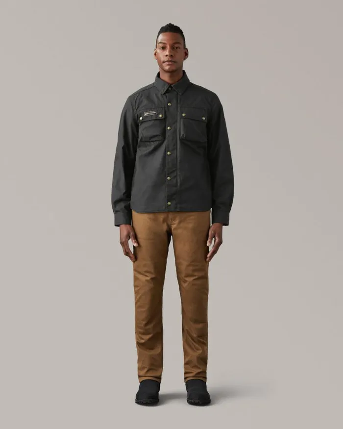 Overshirts Men Belstaff Mansion Motorcycle Shirt Black Overshirts Men Belstaff Mansion Motorcycle Shirt Black