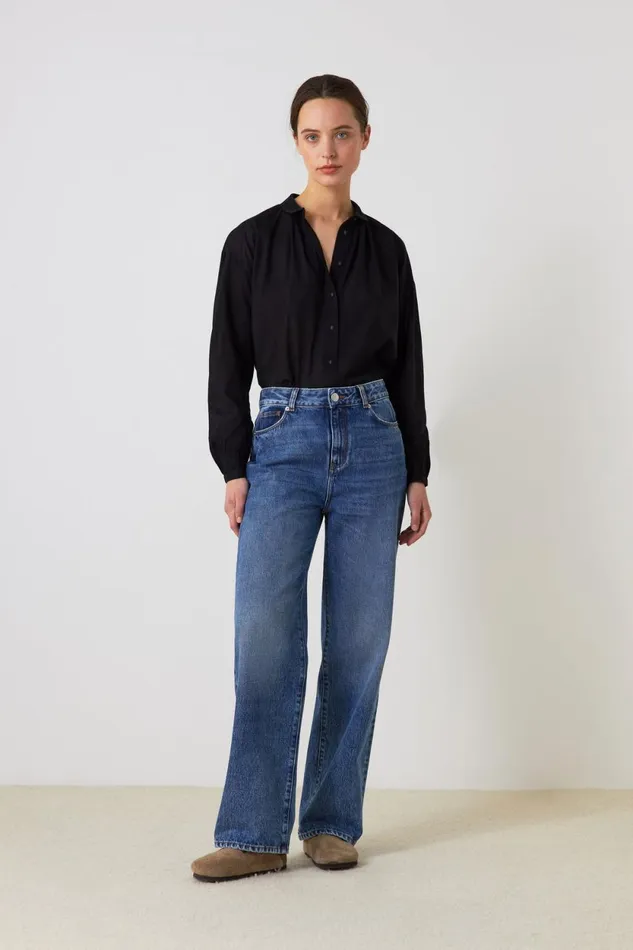 Pants and Jeans Women Leon and Harper Francois P23 Jeans Stone