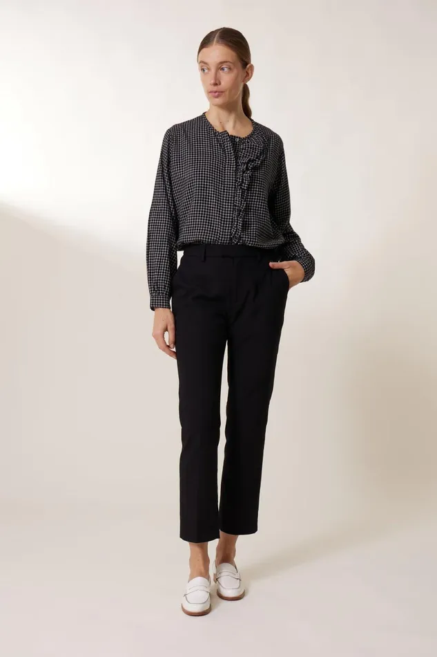 Pants and Jeans Women Leon and Harper Palmoro Pln Pants Black