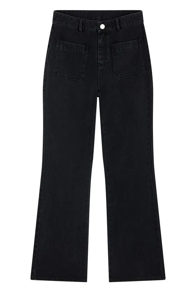Pants and Jeans Women Leon and Harper Perfect Pln1 Trousers Black