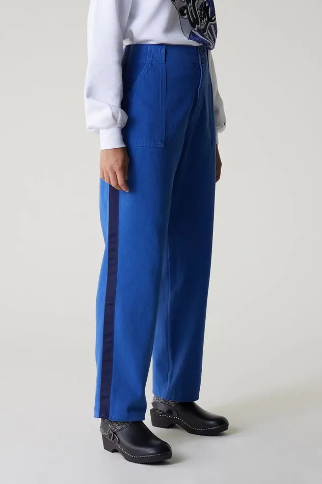 Pants and Jeans Women Leon and Harper Pistil Pln1 Trousers Blue