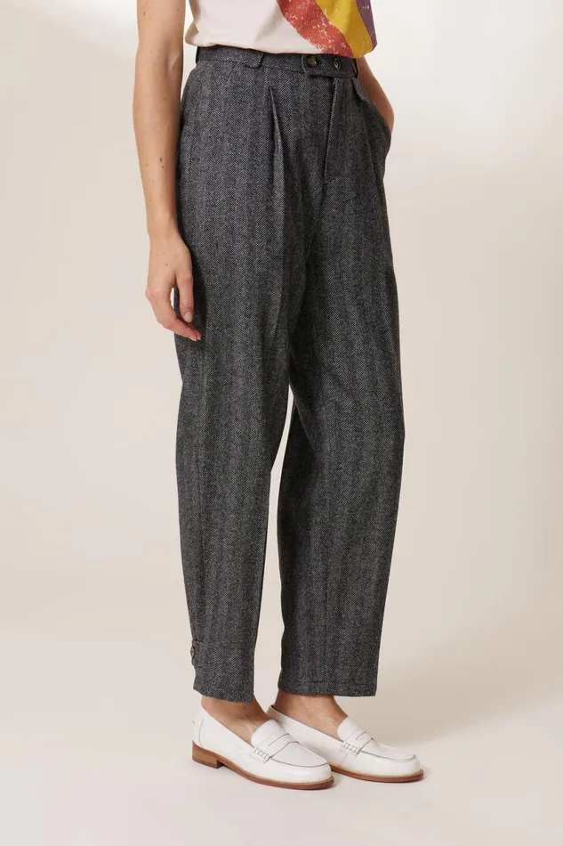 Pants and Jeans Women Leon and Harper Pummy Chev Pants Chevron