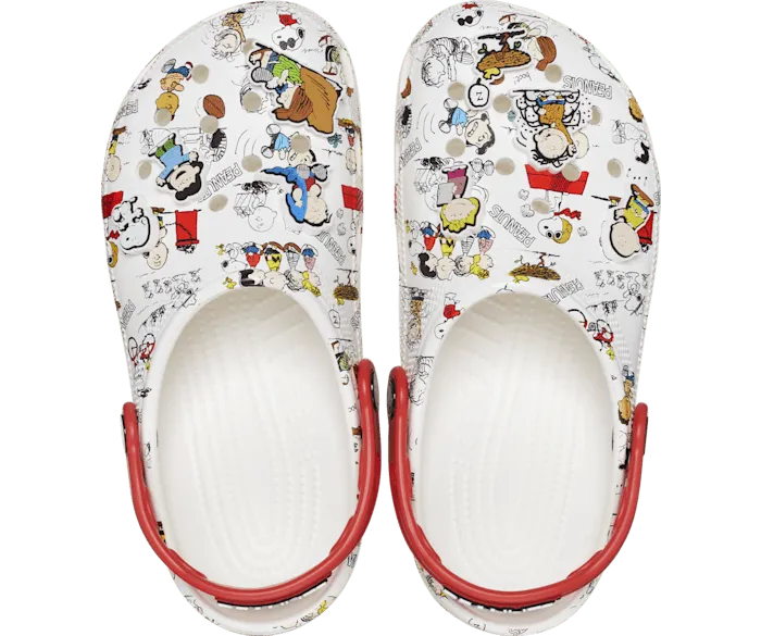 Peanuts Classic Clog White Multi Men Crocs Clogs
