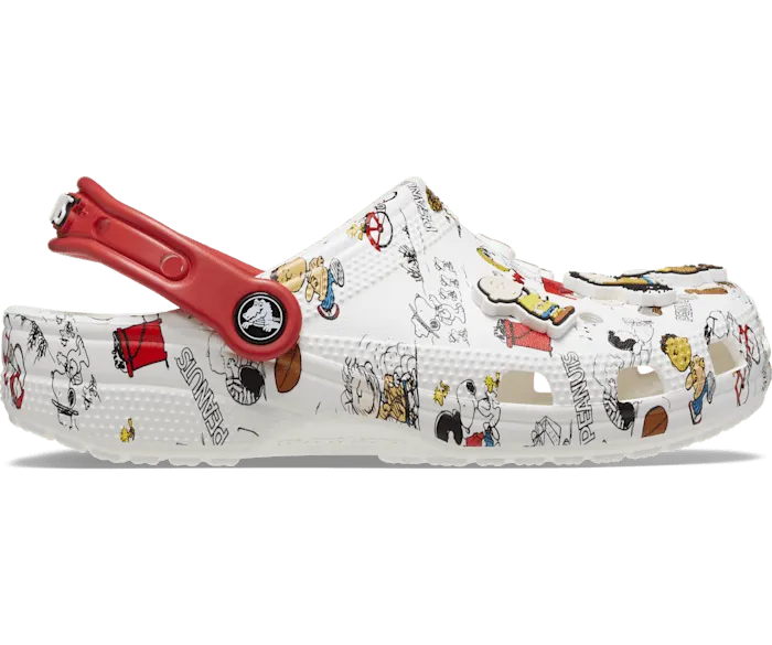 Peanuts Classic Clog White Multi Men Crocs Clogs