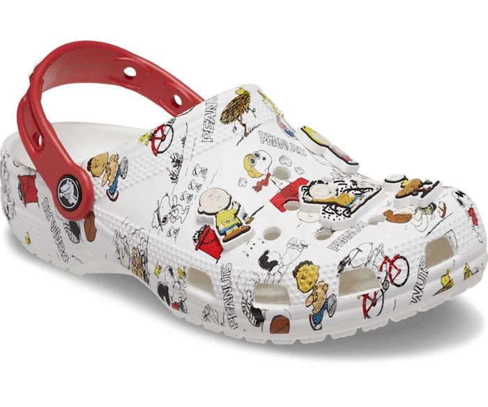 Peanuts Classic Clog White Multi Men Crocs Clogs