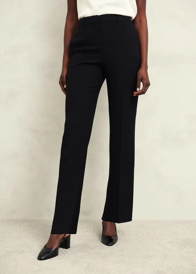 Petite Trousers Women HOBBS Petite Maya Straight Trouser Black