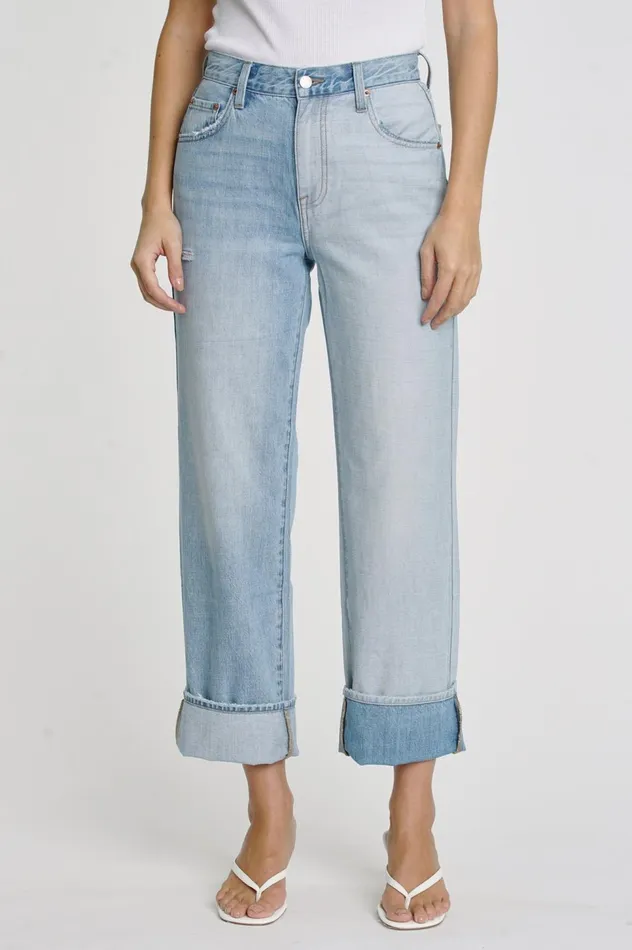 Pistola Denim Bobbie High Rise Wide Leg 8211 Mulholland Women Denim