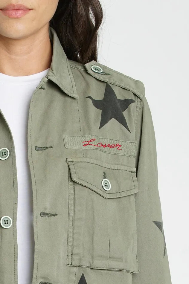 Pistola Denim Camilo Military Jacket 8211 Royal Honor Lover Women Jackets and Outerwear