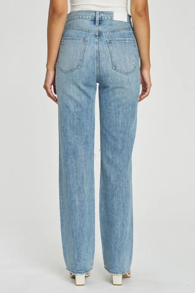 Pistola Denim Cassie Super High Rise Straight 8211 Lucca Distressed Women Denim