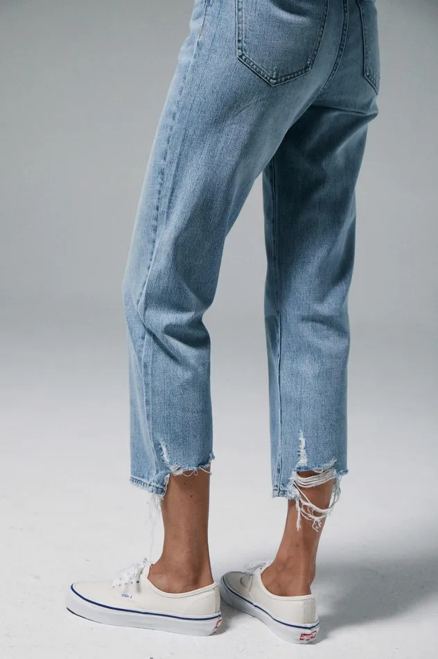 Pistola Denim Cassie Super High Rise Straight Crop 8211 Laurel Women Denim