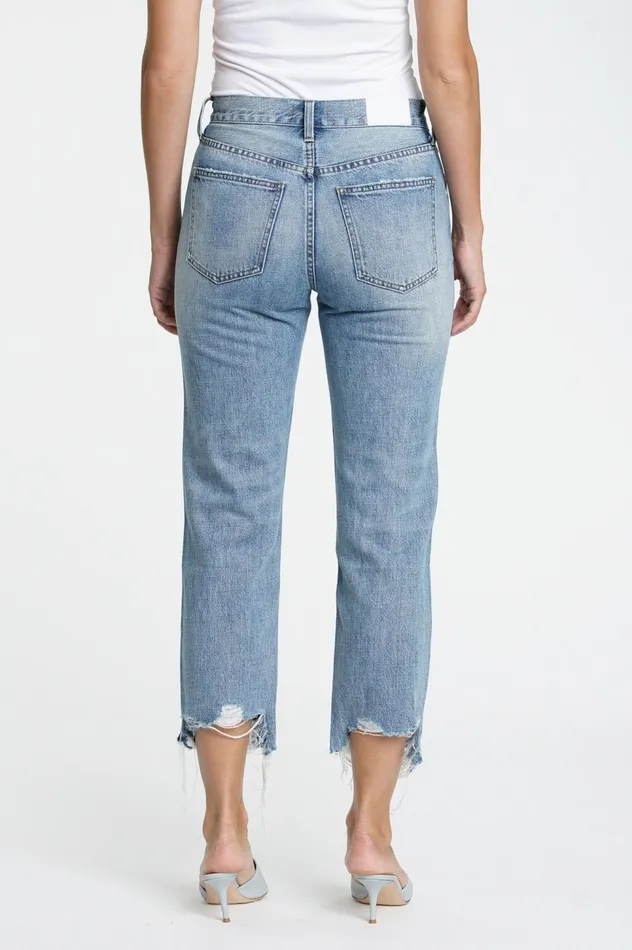 Pistola Denim Charlie High Rise Straight 8211 Blue Skies Women Denim