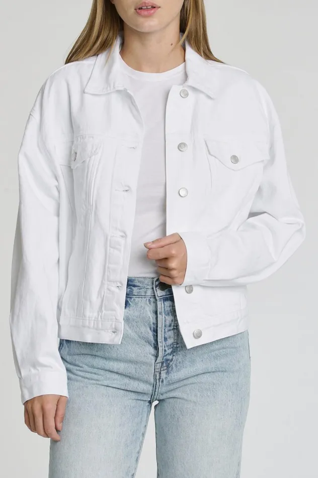 Pistola Denim Elsa Elastic Waistband Jacket 8211 Break The Ice Women Jackets and Outerwear