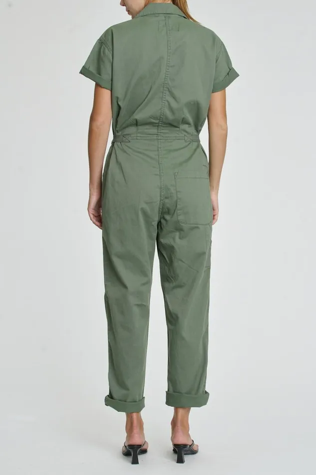 Pistola Denim Grover Short Sleeve Field Suit 8211 Colonel Women Jumpsuits and Dresses