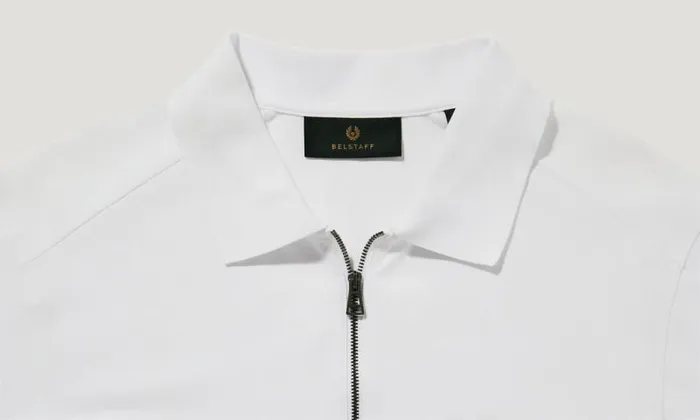 Polo Shirts Men Belstaff Alloy Polo White Polo Shirts Men Belstaff Alloy Polo White