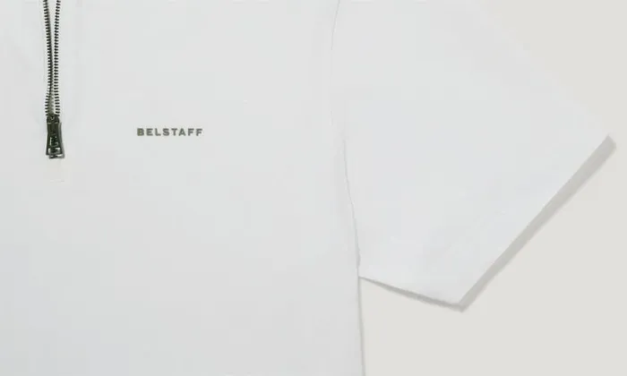 Polo Shirts Men Belstaff Alloy Polo White Polo Shirts Men Belstaff Alloy Polo White
