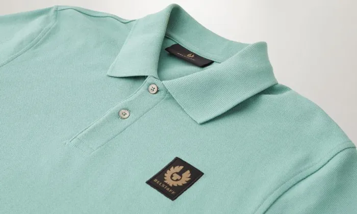 Polo Shirts Men Belstaff Belstaff Polo Oil Blue Polo Shirts Men Belstaff Belstaff Polo Oil Blue
