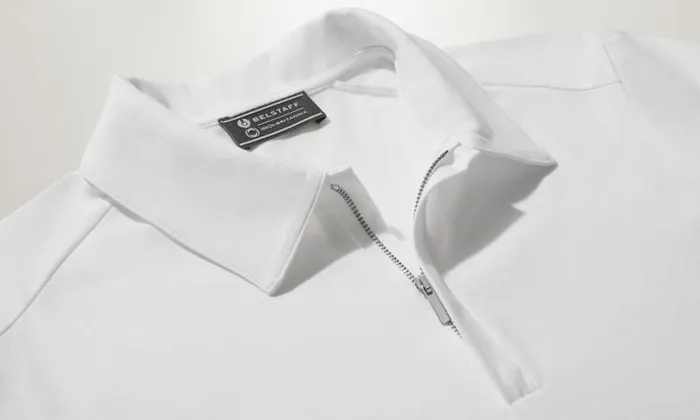 Polo Shirts Men Belstaff Challenger Polo White Polo Shirts Men Belstaff Challenger Polo White