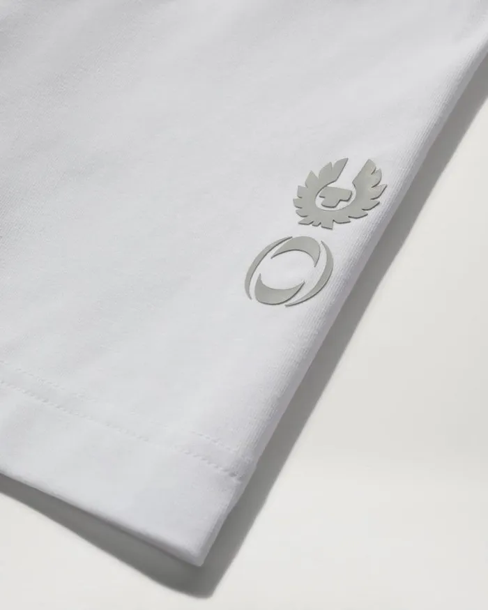 Polo Shirts Men Belstaff Challenger Polo White Polo Shirts Men Belstaff Challenger Polo White