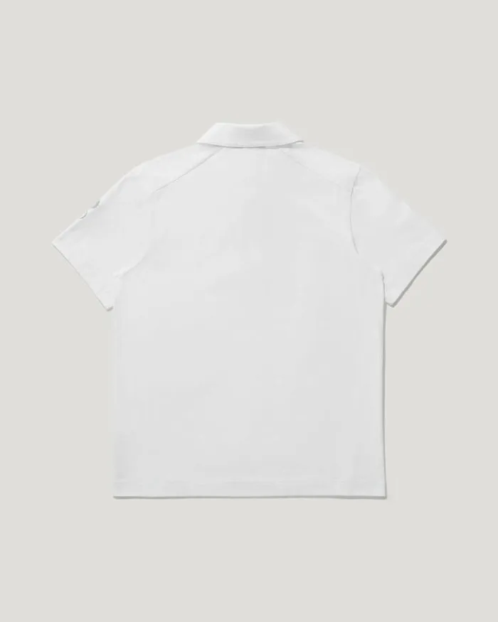 Polo Shirts Men Belstaff Challenger Polo White Polo Shirts Men Belstaff Challenger Polo White