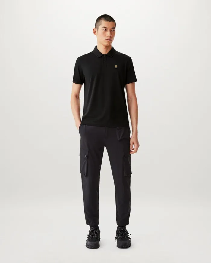 Polo Shirts Men Belstaff Monitor Polo Black Polo Shirts Men Belstaff Monitor Polo Black