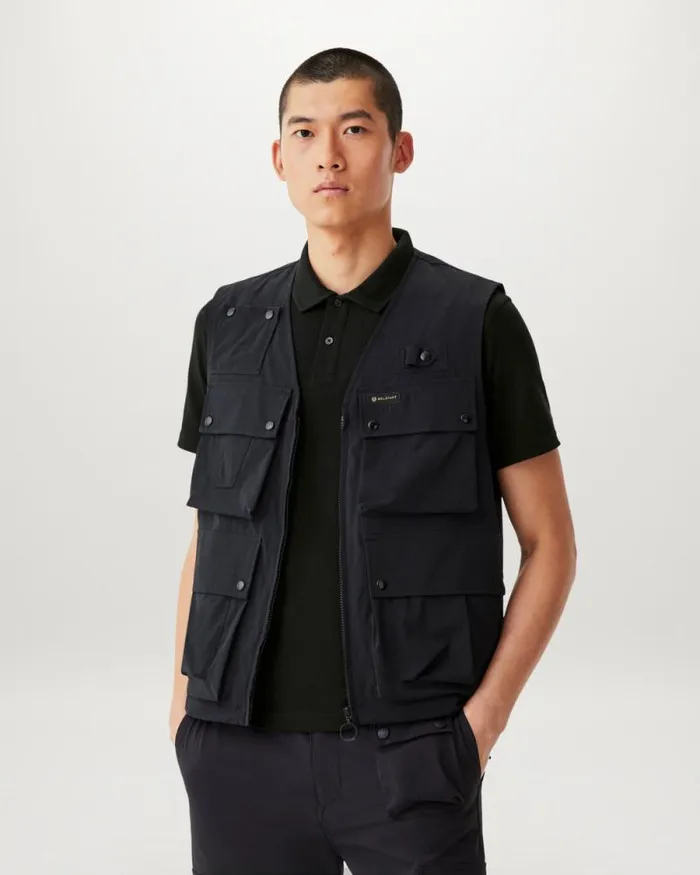 Polo Shirts Men Belstaff Monitor Polo Black Polo Shirts Men Belstaff Monitor Polo Black