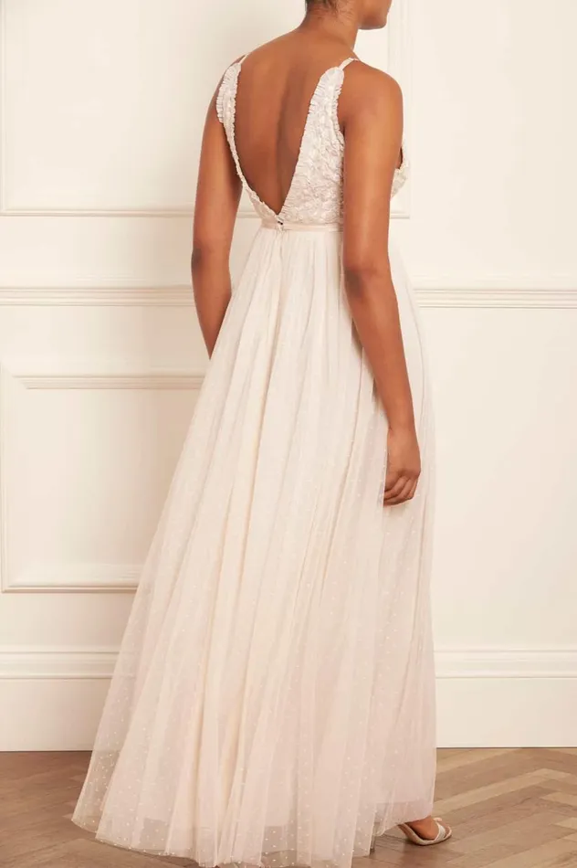 Posy Bodice Cami Gown Champagne Women Needle and Thread Dresses