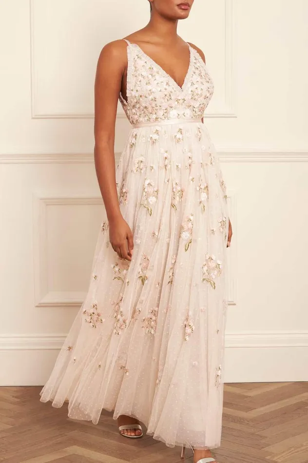 Posy Cami Gown Champagne Women Needle and Thread Dresses