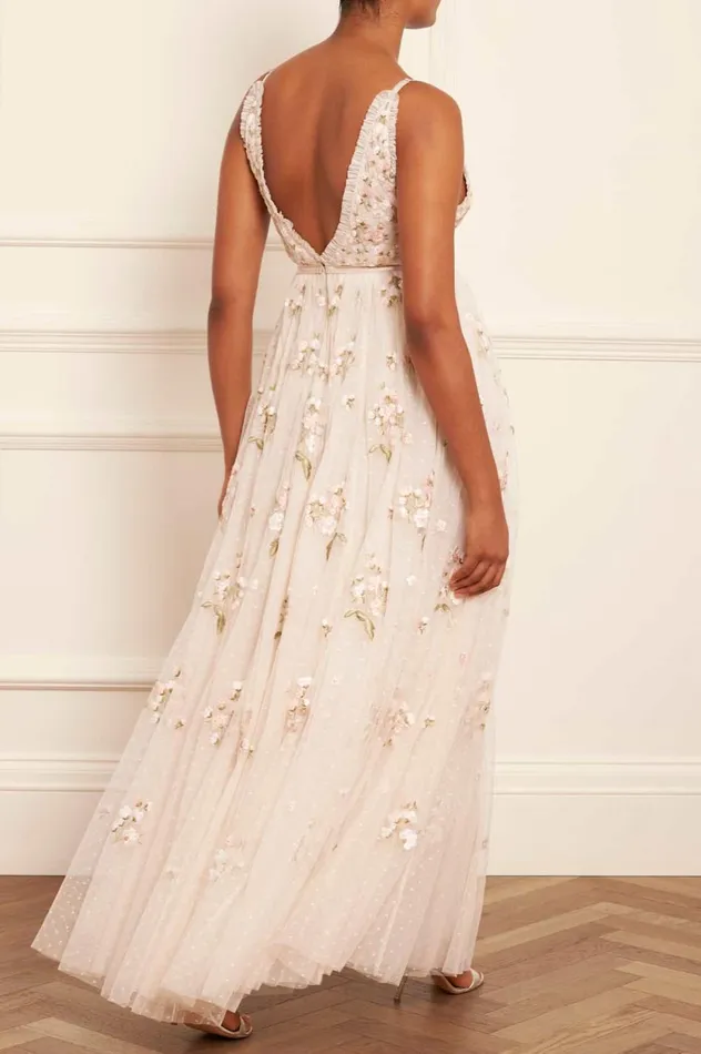 Posy Cami Gown Champagne Women Needle and Thread Dresses