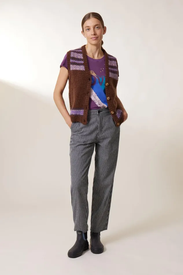 Pulls and Vests Women Leon and Harper Mamette Jack Cardigan Brown