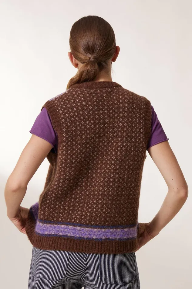 Pulls and Vests Women Leon and Harper Mamette Jack Cardigan Brown