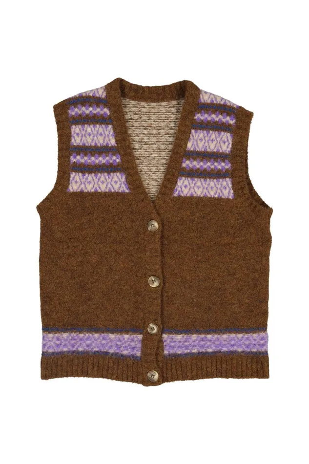 Pulls and Vests Women Leon and Harper Mamette Jack Cardigan Brown