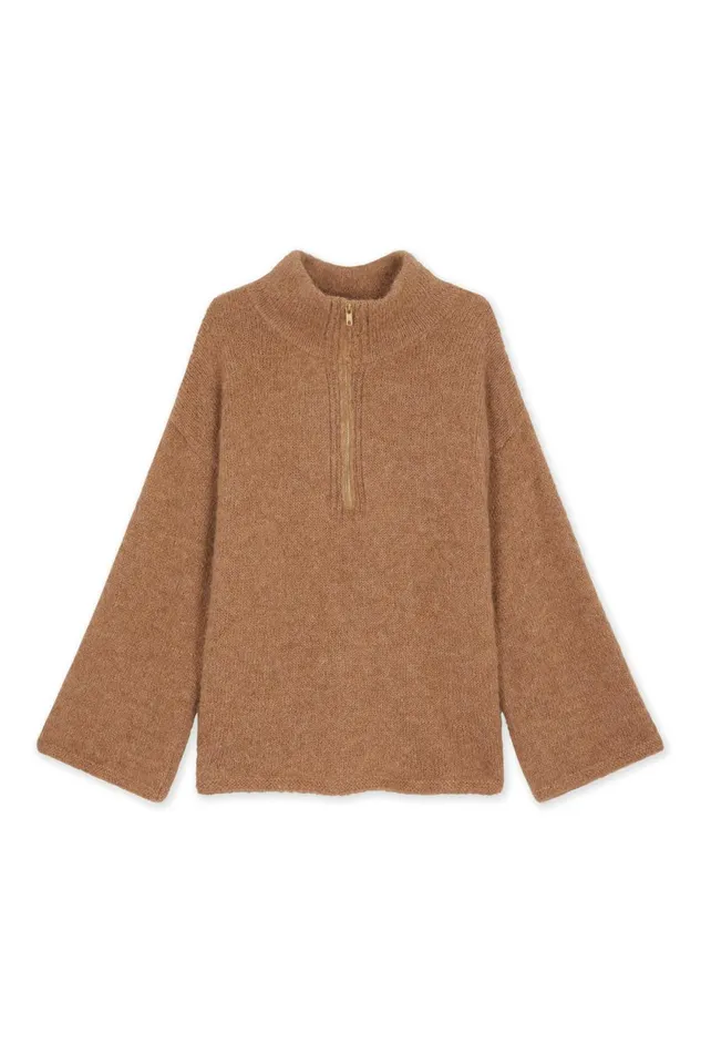 Pulls and Vests Women Leon and Harper Marie Pln Jumper Beige