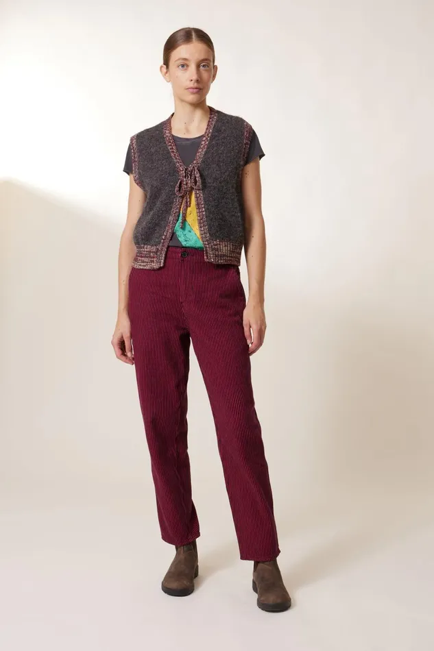 Pulls and Vests Women Leon and Harper Milly Pln Cardigan Grey